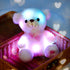 BSTAOFY Light up Mother's Day White Teddy Bear LED Stuffed Animal Soft Nightlight Glow Bear Plush Toy Gifts for Kids Mom Girls Valentine's Day Bir...