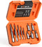 Screw Extractor Set, Chrome Molybdenum Alloy Steel Screw Remover for Removing Stripped Screws and Broken Bolts Ez Out Stripped, Rounded-Off,Damage...