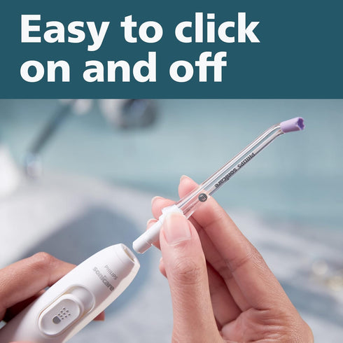 Philips Sonicare Power Flosser Quad Stream Tips (F3), 2pk, White HX3062/00...
