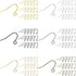 900pcs French Earring Hooks for Jewelry Making, Hypoallergenic Ear Wires Fish Hook Earring Findings Hypoallergenic Earring Hooks for Jewelry Makin...