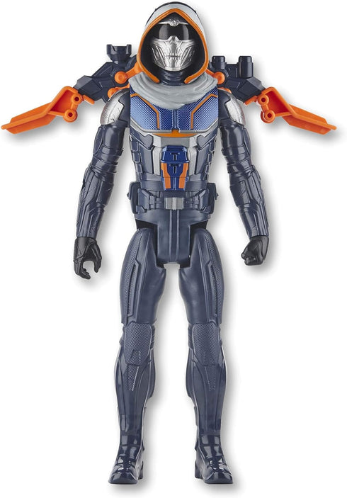 Marvel Black Widow Titan Hero Series Blast Gear Taskmaster Action Figure, 12-Inch Toy, with Launcher and Projectiles, Ages 4 and Up...