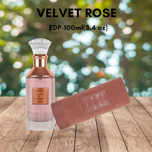 Lattafa Perfumes Velvet Rose for Unisex Eau de Parfum Spray, 3.4 Ounce...