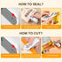 Mini Bag Sealer,2 in 1 USB Rechargeable Chip Bag Sealer Heat Seal Tool,Portable Handheld Vacuum Food Sealer Bag Sealing Machine for Snacks Chips F...