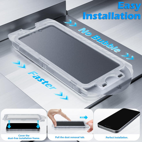 imluckies 2 Pack Matte Screen Protector for iPhone 15 Pro Max, Anti-Glare & Anti Fingerprint, Dynamic Island Compatible, Easy Install 6.7", Anti B...
