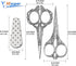 2 Pairs Crafting Scissors 4.5 Inch Sewing Scissors Small Sharp Craft Scissors with Leather Scissors Cover Embroidery Scissor Shears for Fabric Nee...
