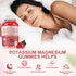 Potassium Magnesium Supplement Gummies - 90 Ct | Sugar Free Magnesium Potassium Supplement with Vitamin D, B6, and CoQ10 for Calm Mood & Sleep Sup...