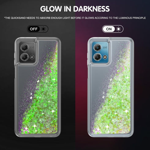 for Moto G Stylus 5G 2023 Case Glitter, Glow in The Dark Motorola G Stylus 5G 2023 Case, Moto G Stylus 5G 2023 Phone Case Quicksand Sparkle Bling ...