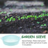 Rock Garden Sieve Soil Sifter: Round Gardening Soil Sieve Garden Sand Sieve Gardening Tool Accessories for Small Gravel Soil Sand...