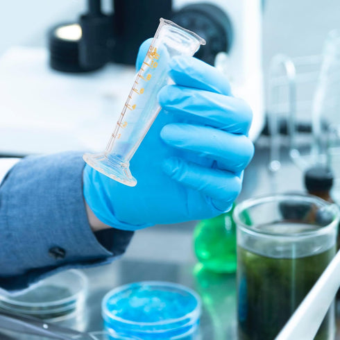 Professional Lab Graduated Measuring Cup with Spout Wide Mouth Glass Conical Conical Beaker Thickened Borosilicate Beaker (10ml)...