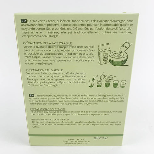 Cattier Ultra-Ventilated Green Clay 250g...