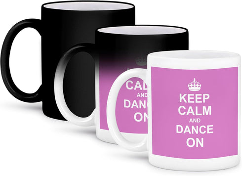 3dRose Keep Calm and Dance on Mug, 11 oz...