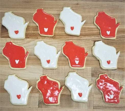 Wisconsin State Cookie Cutter 4" Made in USA by Ann Clark...