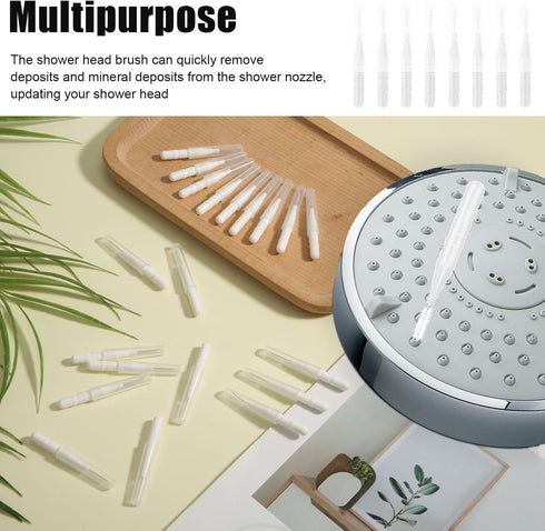 20pcs Shower Head Cleaning Tool, Shower Head Cleaning Brush Shower Nozzle Cleaning Brushes Small Hole Cleaner Supply Gap Hole Anti-Clogging Cleani...
