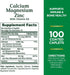 Nature's Bounty Calcium Magnesium & Zinc Caplets, Immune & Supporting Bone Health, 100 Count...