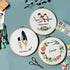 3 Piece Embroidery Kit,Beginner Crochet Kit with Embroidery Pattern Embroidery Hoop,Cross Stitch Kit,Adult Crochet Kit,Hand Embroidery Kit,Arts an...