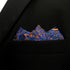 S&W SHLAX&WING Men's Ties Neckties Navy Dark Blue Paisley Matching Pocket Square...