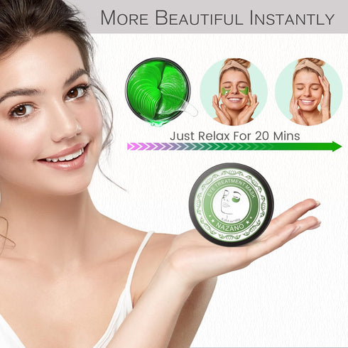 Under Eye Patches for Dark Circles and Puffiness - Under Eye Masks Anti-Aging Collagen Hyaluronic Acid, Reduce Dark Circles & Wrinkles Skincare Be...