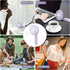 Handheld Fan,USB Rechargeable Mini Fan with 2000mAh Battery Operated Small Fan with 3 Adjustable Speeds,180°Rotation Foldable Fan for Office Deskt...