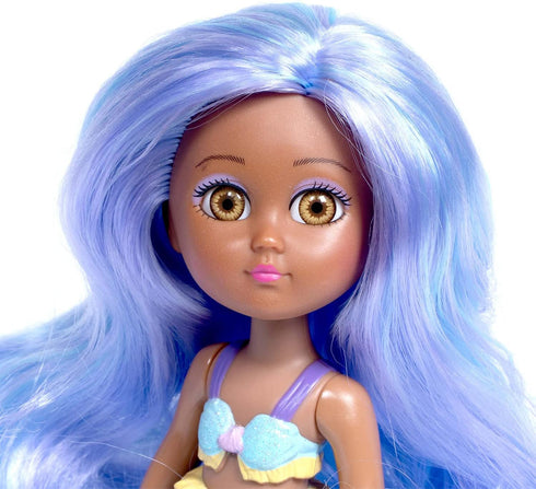 ADORA Water Wonder Mermaid Dolls with Color-Changing Tail in Cold Water, 7" Toy Baby Doll with Movable Waist, Birthday Gift for Ages 1+ - Oceana...