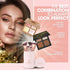 Pro Face Contour Brush Set - Synthetic Contouring Sculpting and Highlighting Kit - Cream Blush Powder Flat Nose Cheek Round Small Angled Fan Taper...