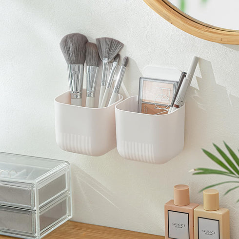 MORNITE Fridge Magnetic Cup Storage Rack, Magnetic Locker Organizer for Pen, Holder for Laundry, Board, Desks, Dresser, White......