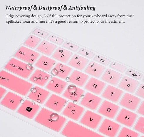 Keyboard Cover for HP Stream 14 inch 14-ds/dg Series 14-DS0013DX DS0023DX/HP Pavilion X360 14M-BA 14M-CD 14M-DH 14-BF 14-CM 14-CF 14-DF 14-DK 14-D...
