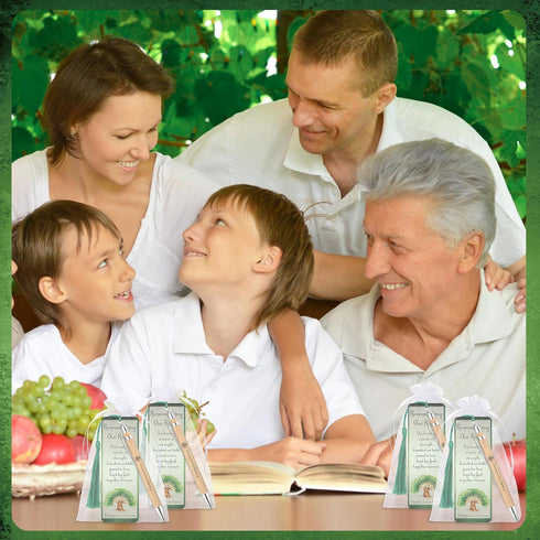 Family Reunion Favors Family Bamboo Pens Inspirational Ballpoint Pen with Family Reunion Bookmarks Paper Bookmarks and Gift Bag Family Reunion Gif...