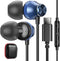 USB C Earbuds for Google Pixel 8 8A 7 Pro 7A 6A 6 Apple iPhone 15 Plus iPad Galaxy S24 S23 S22, Wired Type C Earphones Microphone Headphone for Sa...
