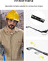 PACIFIC PPE 2 Pack Safety Glasses, Anti-fog, Scratch Resistant Clear Wraparound Lenses and No-Slip Grips, Adjustable, Lab Goggles...
