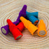 10 pcs Wine Stoppers, CNYMANY Reusable Silicone Beverage Bottle Sealer Replacement with Grip Top for Cork to Keep The Wine Fresh - Red, Blue, Oran...