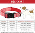 ARING PET Valentine's Day Dog Collar-Cute Cotton Heart Dog Collars, Adjustable Valentine Plaid Pet Collars Girl Puppy Collar with Quick Release Bu...
