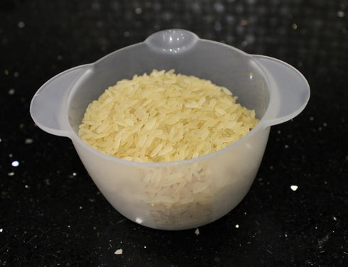 Dependable Industries Inc. Essentials Multi Use Microwave Rice and Grain Cooker Vegetable Steamer with Mixing Serving Paddle and Measuring Cup BPA...