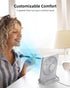 Koonie USB Fan, Strong Wind Ultra Quiet Small Desk Fan 220° Tilt Folding 3 Speeds Adjustable USB-C Powered Personal Fan for Home Office Desktop, W...