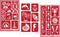 3 Armour Etch Over N Over Reusable Glass Etching Stencils Set | Nautical Theme | Paradise, Seashore, Under The Sea...