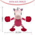 Squeaky Dog Toys for Large Breed, Large Funny Cute Interactive Medium & Small Dog Toys, Stuffed Plush Animals Puppy Toys - unicorn...
