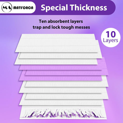 10 Pack Disposable Power Mop Pads Refills for Swiffer PowerMop Multi-Surface Replacement Mopping Refills Pads...