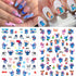 6 Sheets Cute Nail Art Stickers Decals 3D Self Adhesive Kawaii Designer Nail Stickers for Nail Art Supplies Cartoon Nail Stickers Women Girls DIY ...