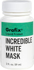 Grafix Incredible White Mask Liquid Frisket - Reliable Removable Latex Mask for Water-Based Mediums – Perfect for Use with Alcohol Inks, Watercolo...