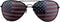 Super Z Outlet American USA Flag Design Metal Frame Aviator Sunglasses (Black)...
