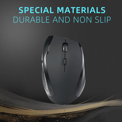 ONE-UP 2.4G six buttons wireless mouse, USB Nano receiver. Ergonomic design, DPI: 800-1200-1600. Easy to carry mouse, suitable for Laptop, Compute...