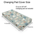 Watercolor Owl Baby Changing Pad Cover for Boy Girl 32''x16'' Owl Bird Castle Book Clouds Unisex Fitted Diaper Change Table Sheets Fantasy Animal ...