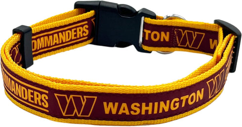 Pets First NFL PET Collar Washington Commanders Dog Collar, Large Football Team Collar for Dogs & Cats. A Shiny & Colorful Cat Collar & Dog Collar...