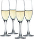 Spiegelau Wine Lovers Champagne Wine Glasses Set of 4 - European-Made Crystal, Classic Stemmed, Dishwasher Safe, Professional Quality Wine Glass G...