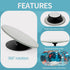 Blind Spot Mirror - PSLER 2" Round Frameless Convex Car Side Mirror, 360° Wide Angle Side View Mirror Accessories with Self Adhesive Back for Car ...