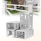 Aluminum Fence Bracket for Vinyl Fencing,Fence Bracket Used for Connecting Panel to Post,Vinyl Fence Brackets Fit 2.75in Rails,Heavy Duty Metal Fe...