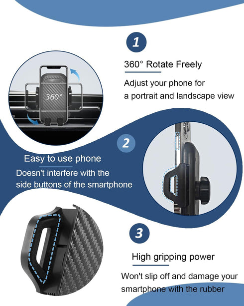 Honda HRV Phone Mount for Honda Hrv 2024 Accessories Custom Fit for HR-V Phone Holder Compatible for All Cell Phones...