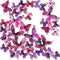 Ewong Butterfly Wall Decals, 36PCS 3D Butterflies Home Decor for Room, Wall Sticker for Girls Room Kids Bedroom Bathroom Baby Nursery Decoration (...