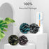 AmazerBath Charcoal Loofah Sponge, Shower Loofah 60g/PCS - Body Scrubber Loofa Set of 4 - Charcoal Blue, Gray, Pink & Army Green, Bath Sponge for ...
