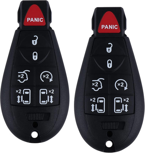 Keyless Entry Remote Control Key Fob for 2008-2020 Dodge Grand Caravan/Chrysler Town and Country?M3N5WY783X? Pack of 2...