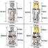 Onelinkmore BNC to SMA Coax Adapter for Baofeng UV-5R Ham Radio, HT Antenna, Scanner, SDR Dongle...